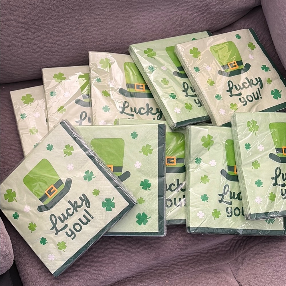 $sale$ St. Patrick's Day Party Napkins - Green